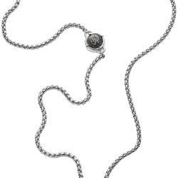 Diesel Štýlový pánsky náhrdelník s karabínou DX1148040