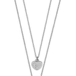 Esprit Dvojitý oceľový náhrdelník s príveskami Laná ESNL01432142