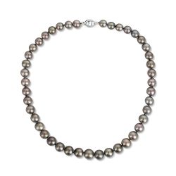 JwL Luxury Pearls Luxusné náhrdelník s pravými čiernymi tahitským perlami JL0704 s 10-ročnou zárukou