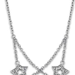 Lotus Style Hviezdičkový náhrdelník s kryštálmi LS1885-1 / 1