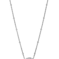 Lotus Style Jemný oceľový náhrdelník so zirkónmi Urban Woman LS2125-1 / 1