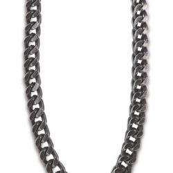 Lotus Style Masívny pánsky náhrdelník z ocele Dark Style LS2129-1 / 1