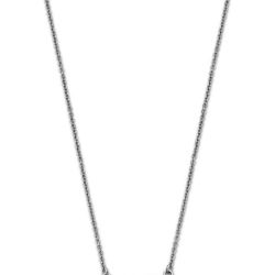 Lotus Style Štýlový oceľový náhrdelník so zirkónmi Woman Basic LS1913-1 / 1