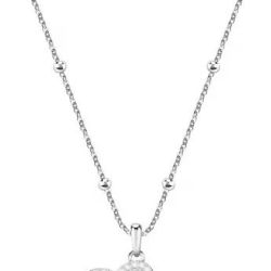 Morellato Romantický náhrdelník s dvomi srdiečkami Love SOR18