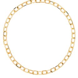 PDPAOLA Multifunkčný pozlátený náhrdelník SMALL SIGNATURE Gold CO01-382-U