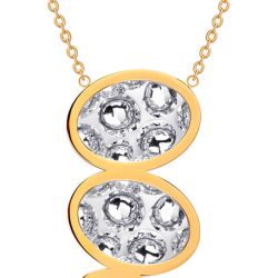 Preciosa Dlhý oceľový náhrdelník s trblietavým príveskom Idared 7365Y00