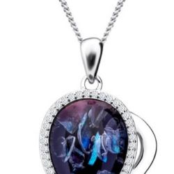 Preciosa Elegantný náhrdelník Ines Matrix 6110 26 (retiazka, prívesok)