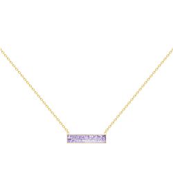 Preciosa Luxusný oceľový náhrdelník Desire s českým krištáľom Preciosa 7430Y56
