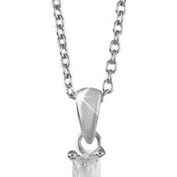 Silver Cat Žiarivý náhrdelník so zirkónmi SC304 (retiazka, prívesok)
