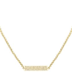 Tommy Hilfiger Pozlátený náhrdelník s kryštálmi TH2780193