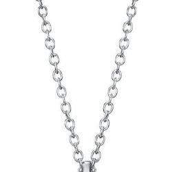 Viceroy Pôvabný oceľový náhrdelník s kvetinami Kiss 75273C01000