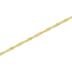 Beneto Exclusive Elegantný náramok zo žltého zlata Lambáda AUB0002 18 cm