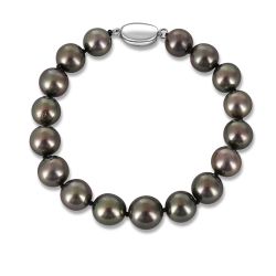 JwL Luxury Pearls Luxusné náramok z tahitských čiernych perál JL0705 s 10-ročnou zárukou