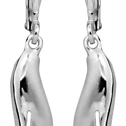 Art Diamond Štýlové strieborné náušnice s diamantmi DAGUC1259