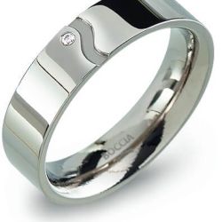 Boccia Titanium Snubný titánový prsteň 0147-02 56 mm