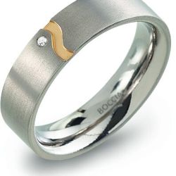 Boccia Titanium Snubný titánový prsteň 0147-04 49 mm