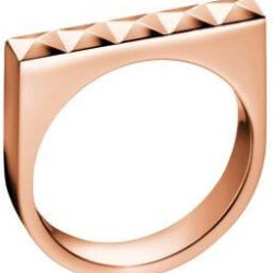 Calvin Klein Bronzový prsteň Edge KJ3CPR1001 52 mm