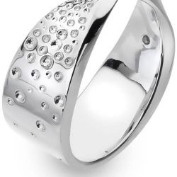 Hot Diamonds Strieborný prsteň s diamantom Quest DR219 58 mm