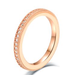 OLIVIE Strieborný prsteň ROSE AMAZING 4704 Veľkosť prsteňov: 7 (EU: 54-56)