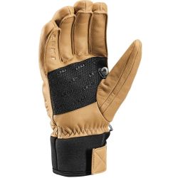 Päťprsté rukavice Leki Copper 3D Pro tan-black