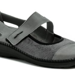 Axel AXCW169 šedé dámske poltopánky topánky šírka H EUR 40