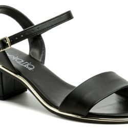 Beira rio 15745 čierne dámske sandále na podpätku EUR 38