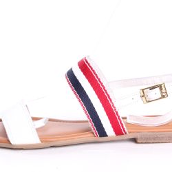 Dámske kožené sandále s.Oliver (5-28111-22 100) - biele
