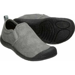 dámske topánky Keen HOWSER CANVS SLP-ON W grey / black