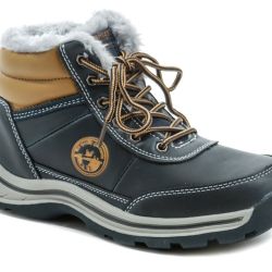 American Club ES46-19 modré zimné detské topánky EUR 32
