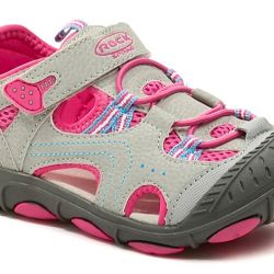 Rock Spring Grenada šedo růžové dětské sandály EUR 33