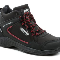DK 1029 čierno červené pánske outdoor topánky EUR 42
