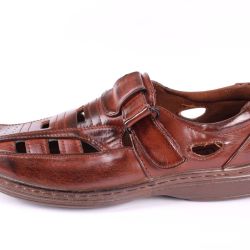 Pánska letná obuv (JA36) - hnedá
