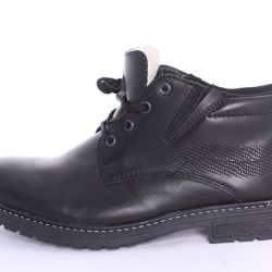 Pánska zateplená zimná obuv RIEKER (B5341-00) - čierna