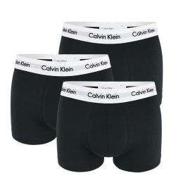 CALVIN KLEIN - 3PACK Cotton stretch black boxerky