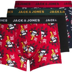Jack&Jones 3 PACK - pánske boxerky JACJOUL 12198240 Scarlet Sage S