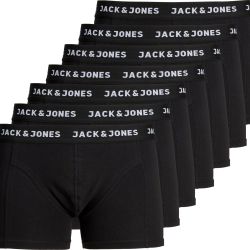 Jack&Jones 7 PACK - pánske boxerky JACHUEY 12171258 Black XL