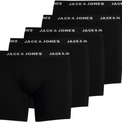 Jack&Jones PLUS 5 PACK - pánske boxerky JACHUEY 12194944 Black 5XL