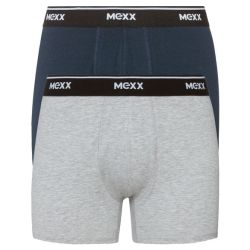 MEXX Pánske boxerky, 2 kusy (XL, navy modrá/sivá)