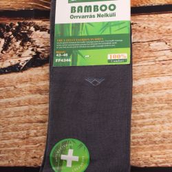 Pánske bambusové ponožky AURA.VIA (FF4346) - sivé