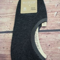 Pánske bavlnené neviditeľné ponožky (FDD801) - antracit