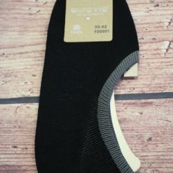 Pánske bavlnené neviditeľné ponožky (FDD801) - čierne