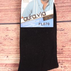 Pánske bavlnené ponožky (FL070) - čierne