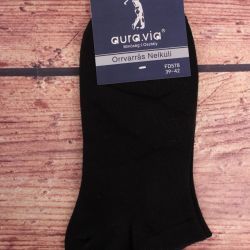 Pánske členkové ponožky AURA.VIA (FD578) - čierne
