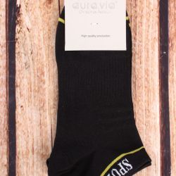 Pánske členkové ponožky AURA.VIA (FD8007) - čierne