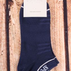 Pánske členkové ponožky AURA.VIA (FD8007) - tmavomodré
