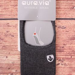 Pánske neviditeľné ponožky AURA.VIA (FDDX829) - antracitové