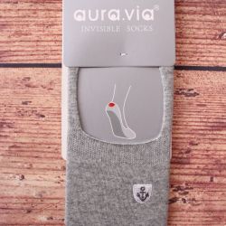 Pánske neviditeľné ponožky AURA.VIA (FDDX829) - bledosivé