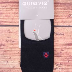 Pánske neviditeľné ponožky AURA.VIA (FDDX829) - tmavomodré