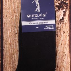 Pánske ponožky AURA.VIA (FX070) - čierne
