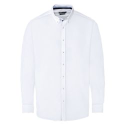 NOBEL LEAGUE® Pánska biznis košeľa Slim Fit, biela (41, biela)